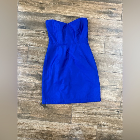 Royal Blue Judith March Mini Strapless Dress Small - Picture 10 of 12